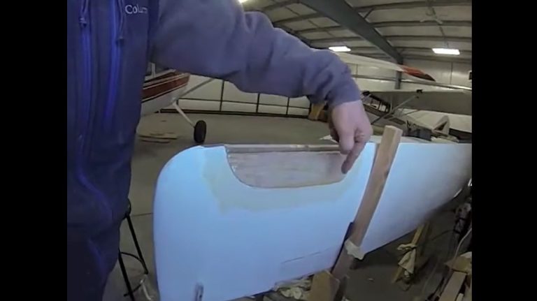 Soaring Glider wing repair