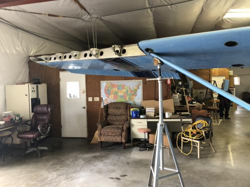 Cessna 170B wing repair